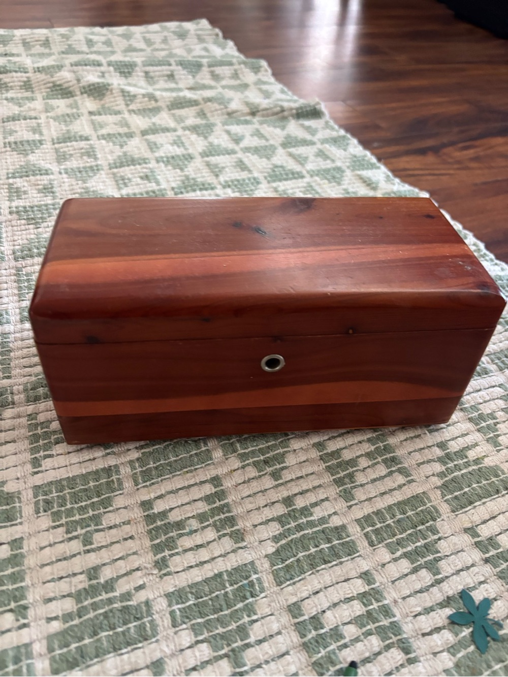 Vintage LANE Mini Cedar HOPE CHEST KEEPSAKE Box